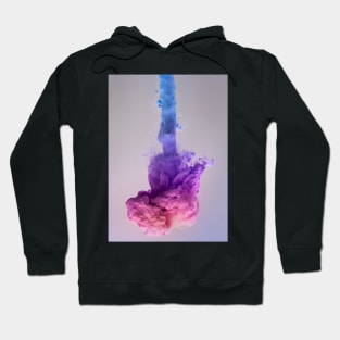 Ink Blob Blue Pink Hoodie